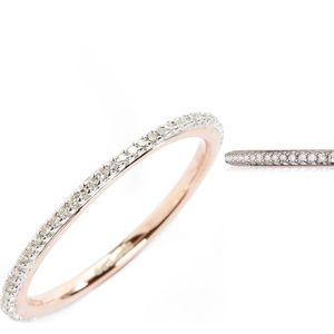 Monica Vinader diamond eternity ring